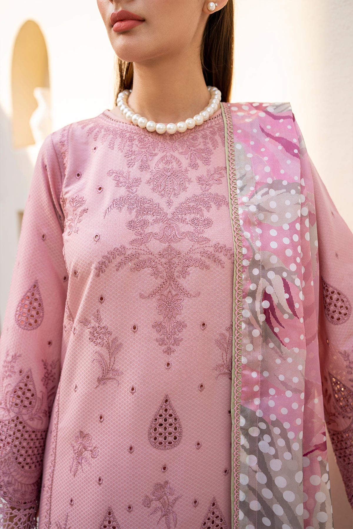 Jazmin | Irish Lawn SS 24 | D1 - by - Libasekhas UK - Registered Vendor of : Jazmin - 100% Original Designer Dresss