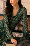 Cross Stitch | Luxe Atelier 24 | VIRIDIAN HAVEN - by - Libasekhas UK - Registered Vendor of : Cross Stitch - 100% Original Designer Dresss
