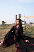 Azure | Luxury Lawn 26 | Black Cherry - by Libasekhas UK - Registered Vendor of : Azure - 100% Original Designer Dress