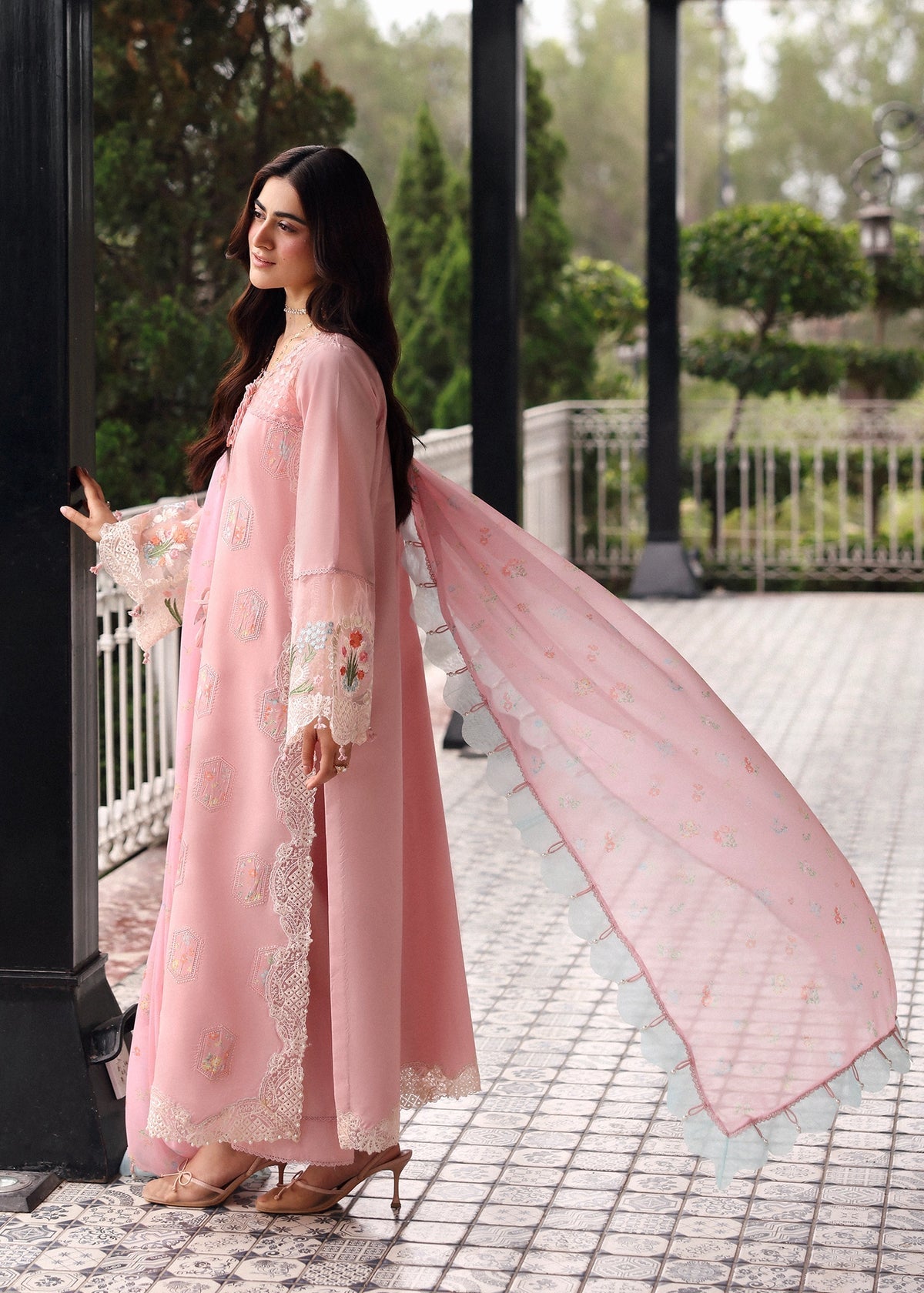 Sardinia | Embroidered Lawn Edit 26 | Rose Ridge - by Libasekhas UK - Registered Vendor of : Sardinia - 100% Original Designer Dress
