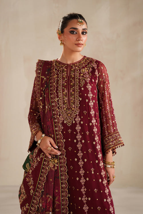 Baroque | Formals Collection | EMBROIDERED CHIFFON UF-4367 - by Libasekhas UK - Registered Vendor of : Baroque - 100% Original Designer Dress