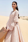 Cross Stitch | Eid Lawn 24 | DUSTY ROSE - by - Libasekhas UK - Registered Vendor of : Cross Stitch - 100% Original Designer Dresss