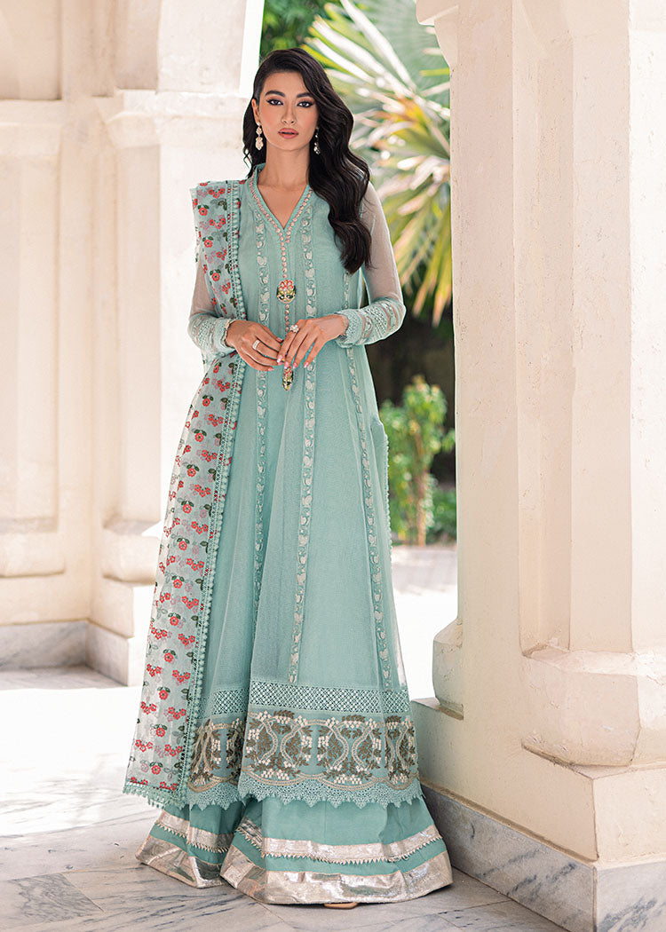 Saira Shakira | Luxury Pret | Tiffany Blue - by Libasekhas UK - Registered Vendor of : Saira Shakira - 100% Original Designer Dress