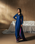Vasal | Zyra Luxe Pret 26 | Sapphire drift - by Libasekhas UK - Registered Vendor of : Vasal - 100% Original Designer Dress