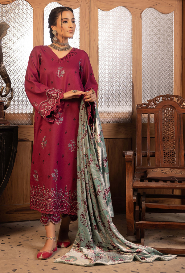 Humdum | Zouq 25 | D05 - by Libasekhas UK - Registered Vendor of : Humdum - 100% Original Designer Dress