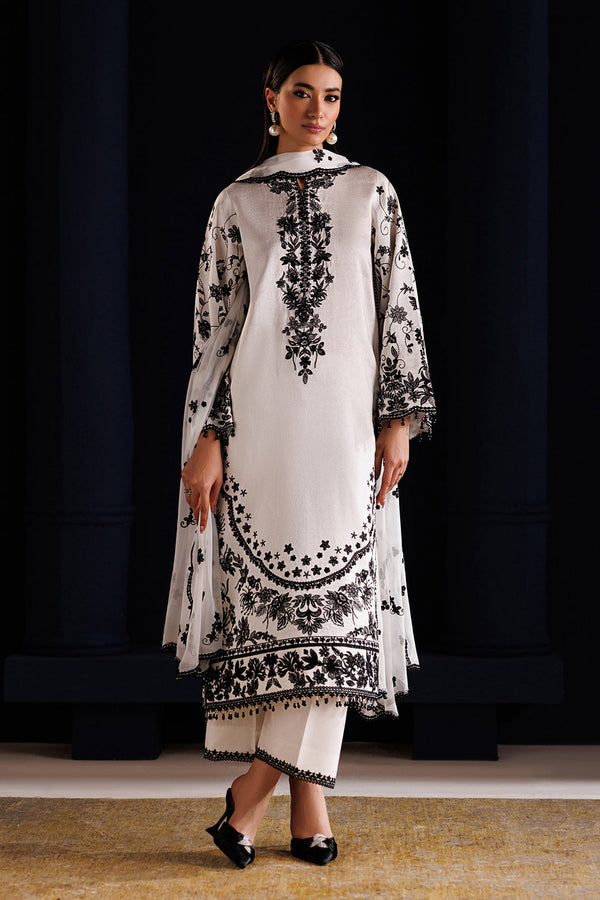 Baroque | Formals Collection | EMBROIDERED JACQUARD SILK UF-4442 - by Libasekhas UK - Registered Vendor of : Baroque - 100% Original Designer Dress