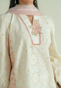 Zarqash | Whispers of Summer | IVORY POISE - by Libasekhas UK - Registered Vendor of : Zarqash - 100% Original Designer Dress