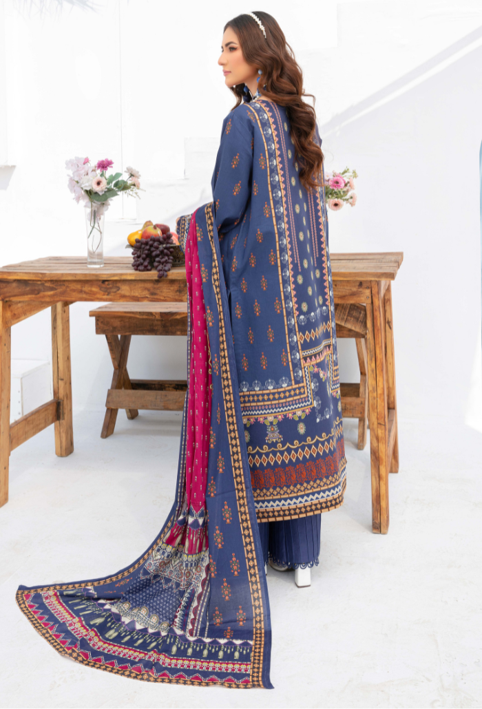 Humdum | Saira Bano Lawn 24 | D05 - by - Libasekhas UK - Registered Vendor of : HumDum - 100% Original Designer Dresss