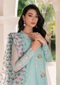 Saira Shakira | Luxury Pret | Tiffany Blue - by Libasekhas UK - Registered Vendor of : Saira Shakira - 100% Original Designer Dress