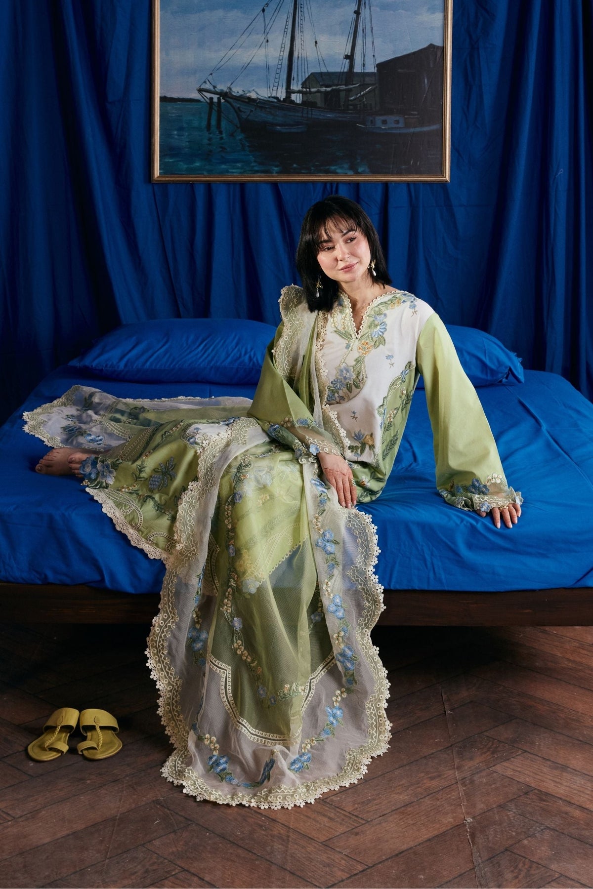 Maryam Hussain | Luxury Lawn 26 Vol 2 | Dimple - by Libasekhas UK - Registered Vendor of : Maryam Hussain - 100% Original Designer Dress