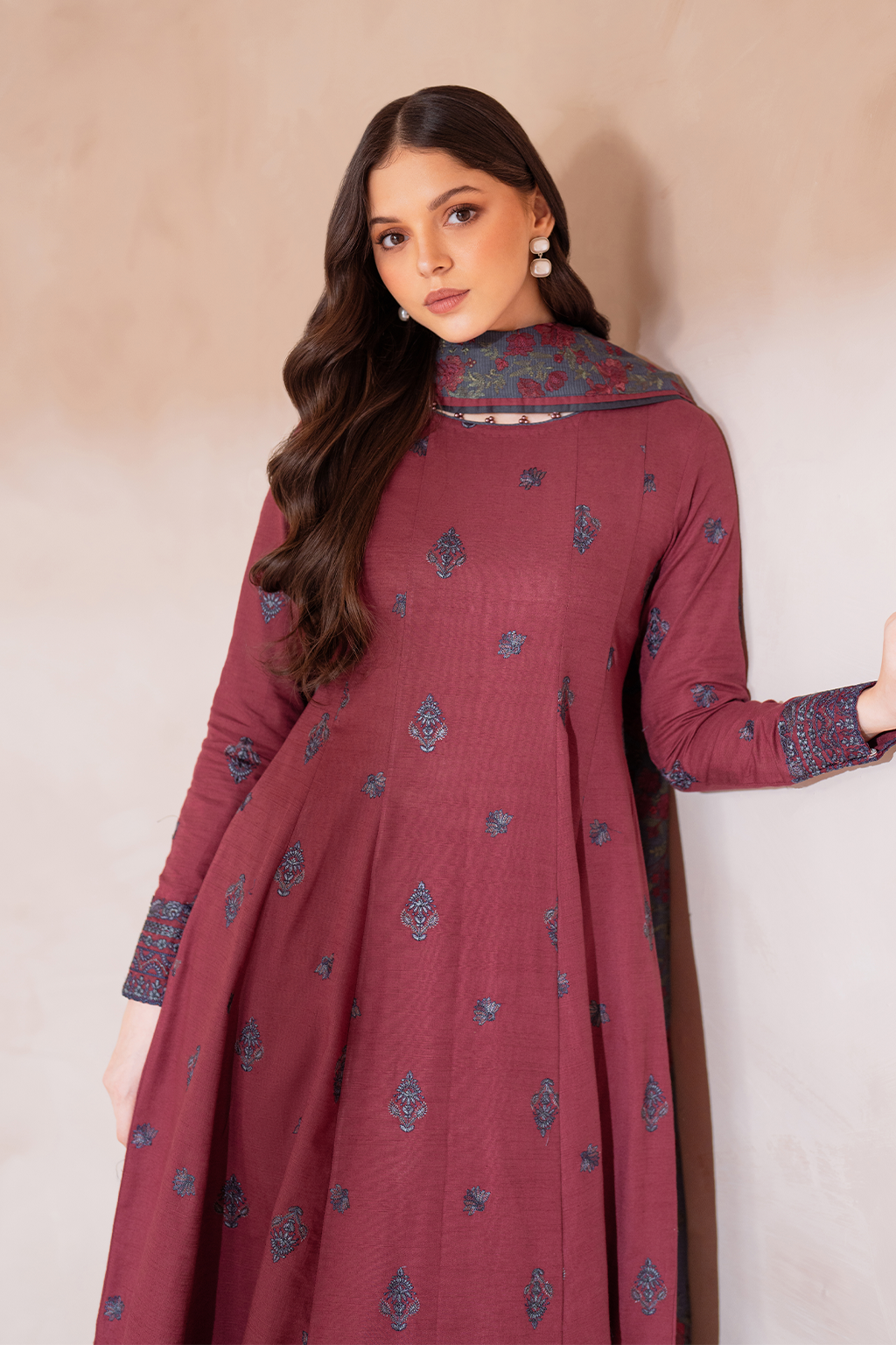 Iznik | Exclusive Winter | UE-372 - by - Libasekhas UK - Registered Vendor of : Iznik - 100% Original Designer Dresss