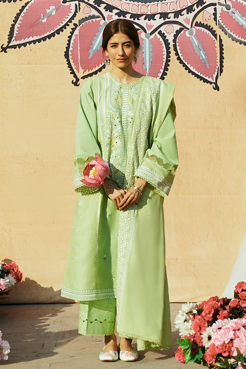 Cross Stitch | Premium Lawn 24 | GARDEN GRACE - by - Libasekhas UK - Registered Vendor of : Cross Stitch - 100% Original Designer Dresss