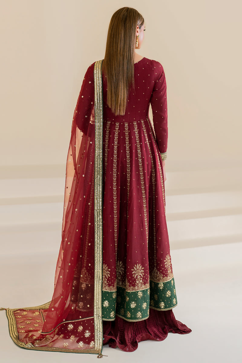 Jazmin | Formals Collection | Raw Silk UR-7018 - by - Libasekhas UK - Registered Vendor of : Jazmin - 100% Original Designer Dresss