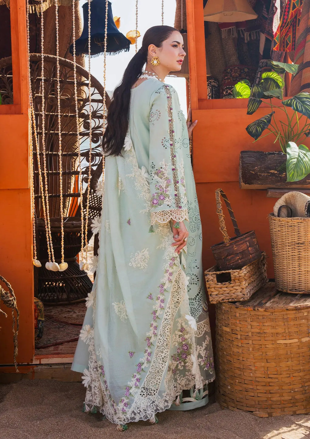 Elaf Premium | Hai Kuch Festive Lawn 24 | EHK-03A Mehrma - Luxury -  Libasekhas