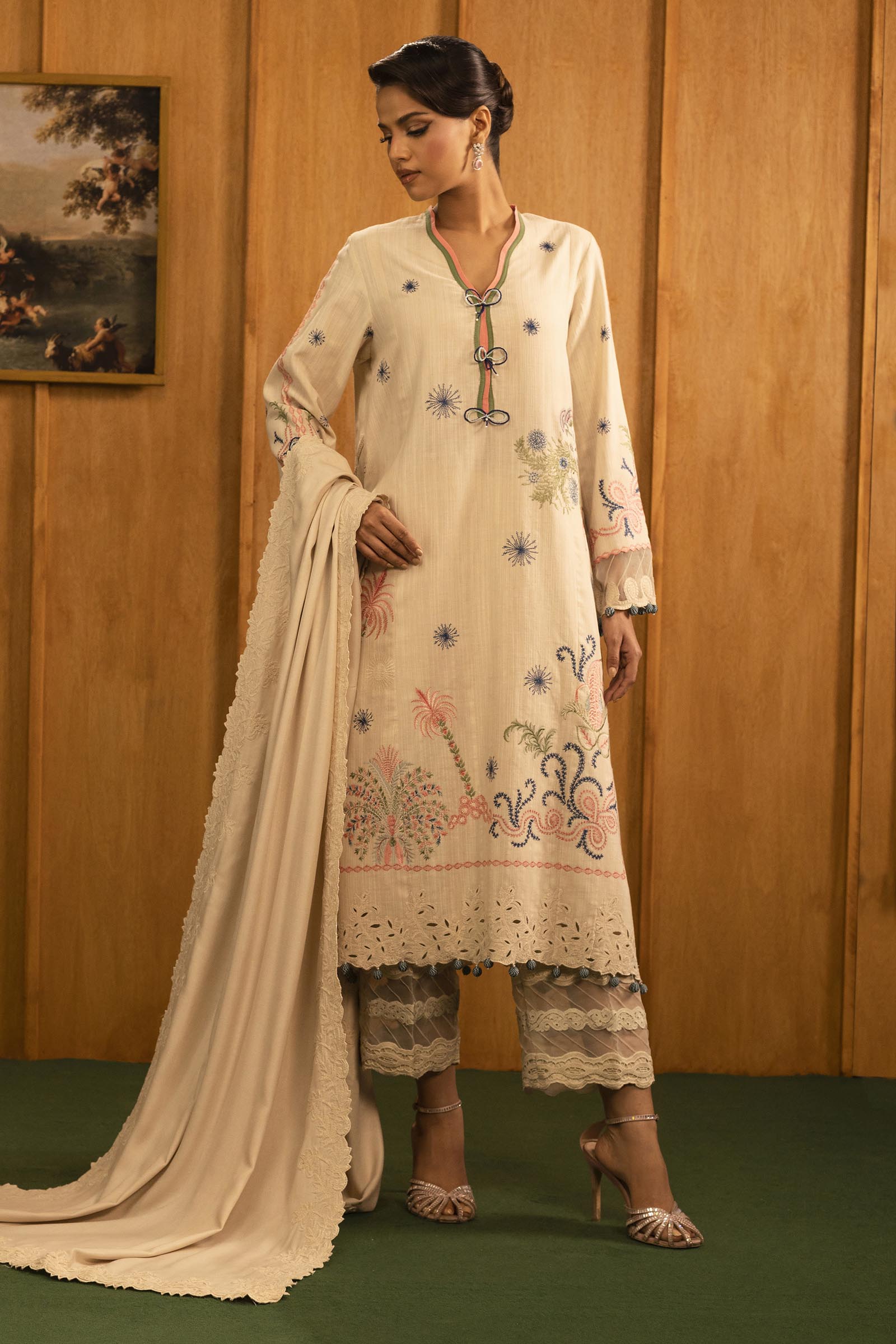 Sana Safinaz | Muzlin Winter 25 | M253-003B - by Libasekhas UK - Registered Vendor of : Sana Safinaz - 100% Original Designer Dress