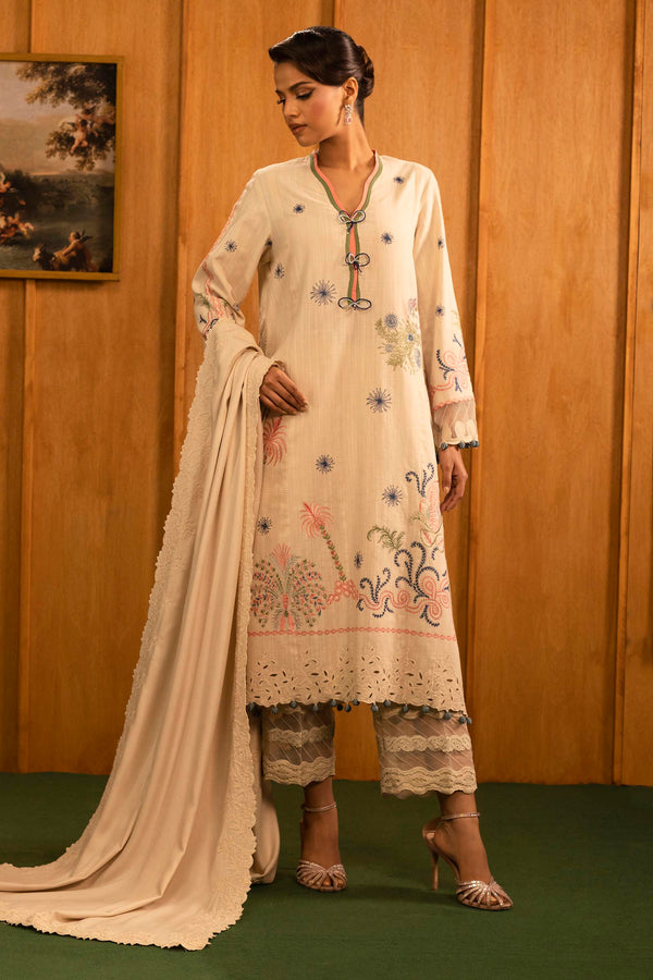 Sana Safinaz | Muzlin Winter 25 | M253-003B - by Libasekhas UK - Registered Vendor of : Sana Safinaz - 100% Original Designer Dress