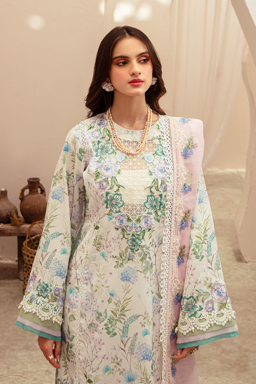AJR Couture | Alif Affordable Lawn 24 | GLEAM - by - Libasekhas UK - Registered Vendor of : AJR Couture - 100% Original Designer Dresss