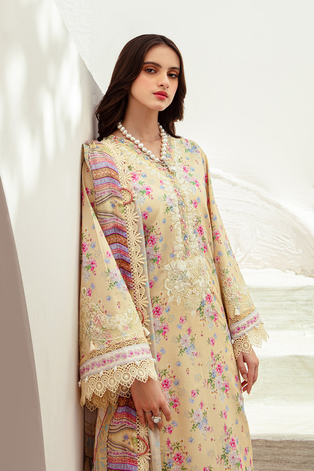 AJR Couture | Alif Affordable Lawn 24 | SUNNY DELIGHT - by - Libasekhas UK - Registered Vendor of : AJR Couture - 100% Original Designer Dresss