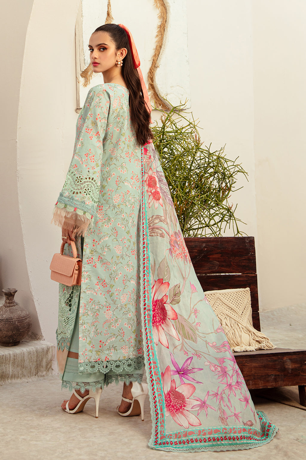 AJR Couture | Alif Affordable Lawn 24 | MISTY MORNING - by - Libasekhas UK - Registered Vendor of : AJR Couture - 100% Original Designer Dresss