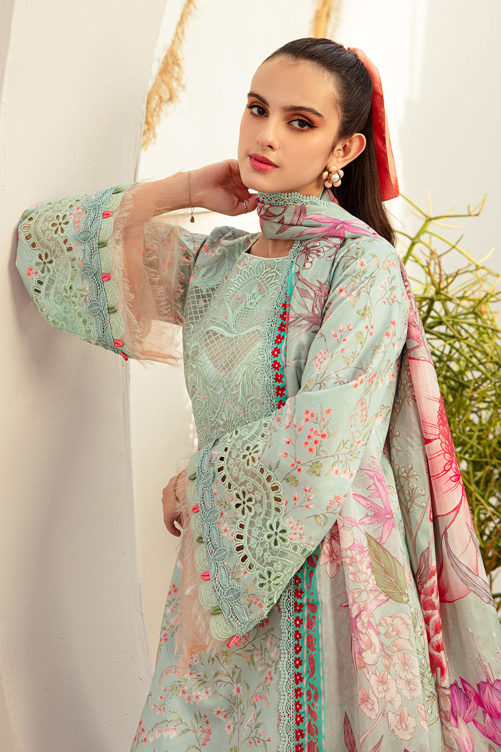 AJR Couture | Alif Affordable Lawn 24 | MISTY MORNING - by - Libasekhas UK - Registered Vendor of : AJR Couture - 100% Original Designer Dresss