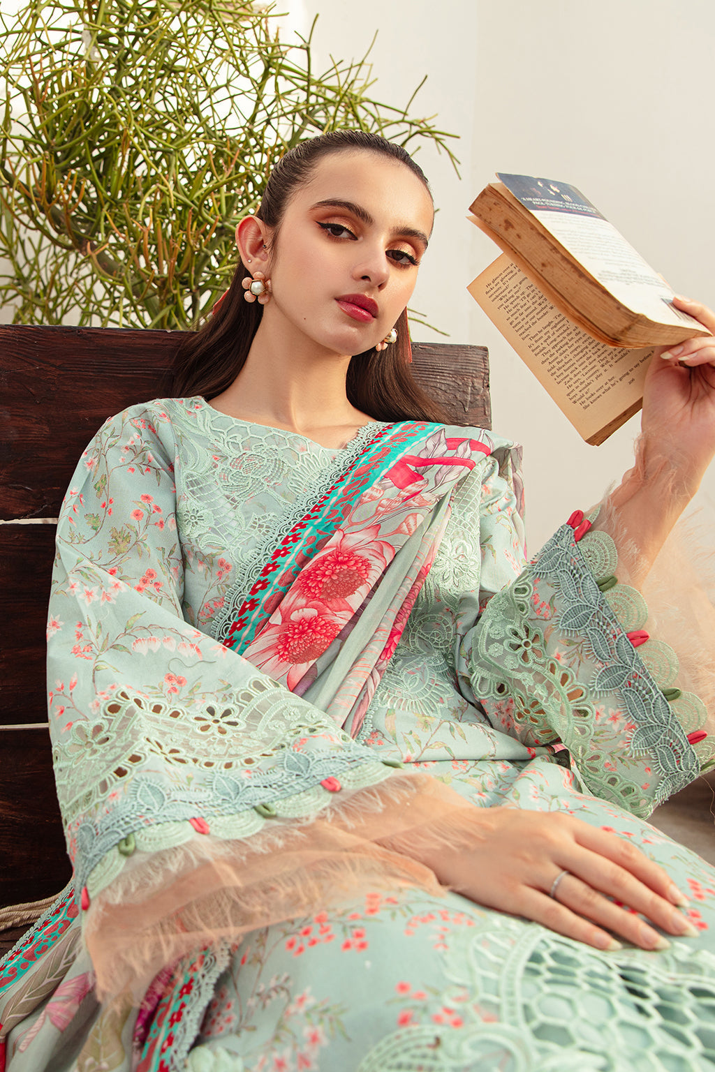 AJR Couture | Alif Affordable Lawn 24 | MISTY MORNING - by - Libasekhas UK - Registered Vendor of : AJR Couture - 100% Original Designer Dresss