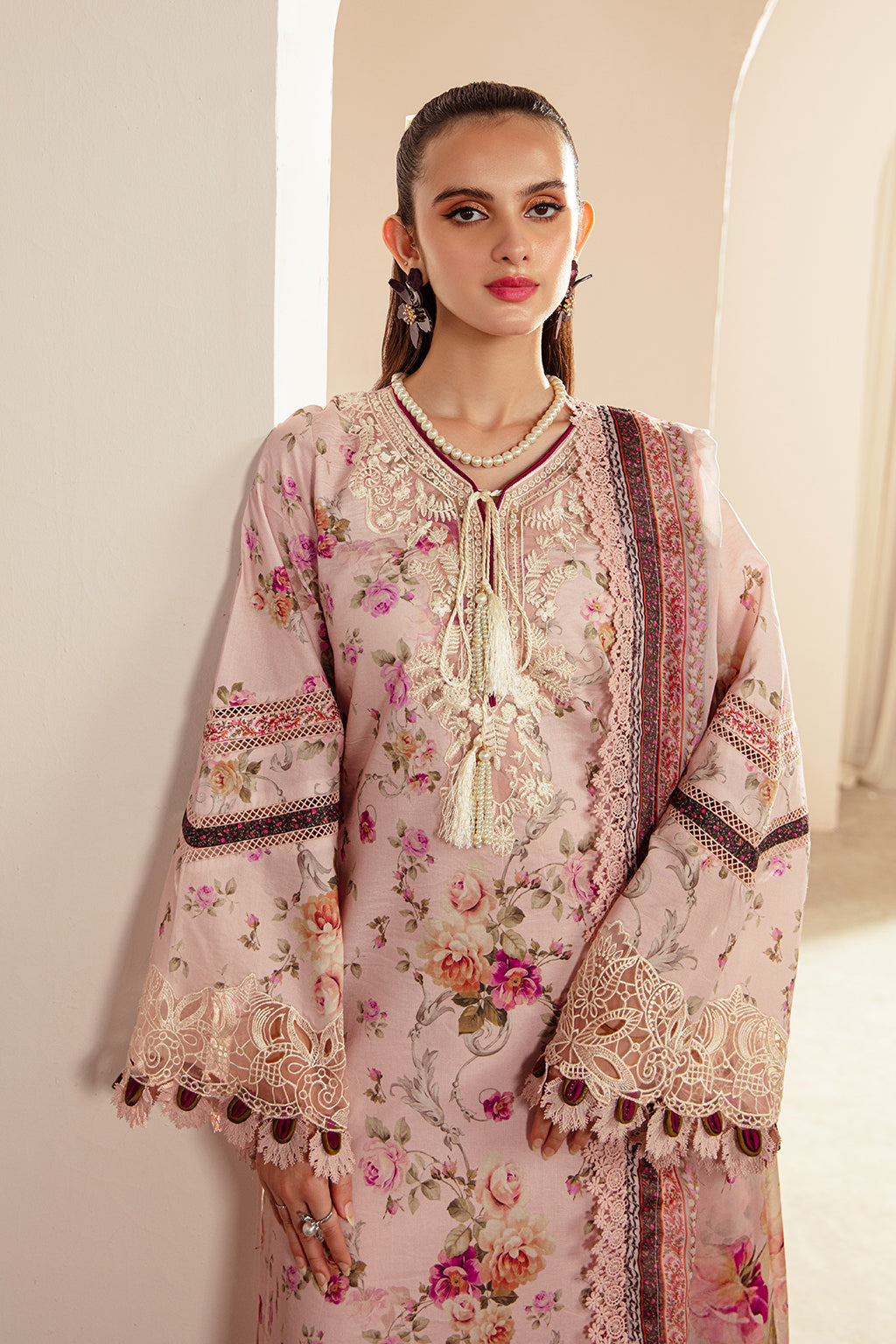 AJR Couture | Alif Affordable Lawn 24 | ROSELLA - by - Libasekhas UK - Registered Vendor of : AJR Couture - 100% Original Designer Dresss