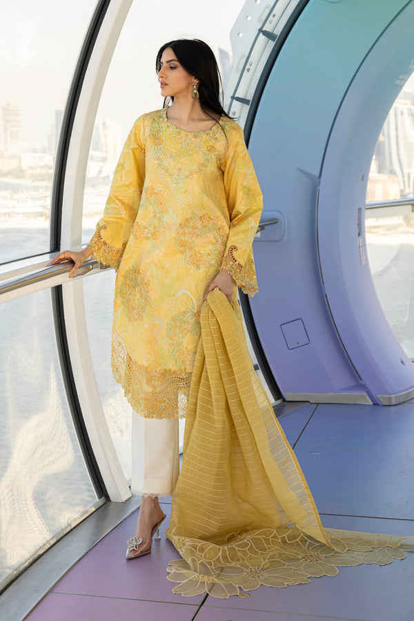 Rangrasiya | Carnation Summer Edit 25 | Liana - by - Libasekhas UK - Registered Vendor of : Rangrasiya - 100% Original Designer Dresss