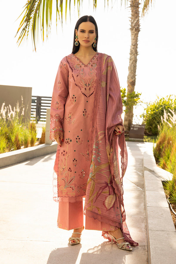 Rangrasiya | Carnation Summer Edit 25 | Orchid - by - Libasekhas UK - Registered Vendor of : Rangrasiya - 100% Original Designer Dresss