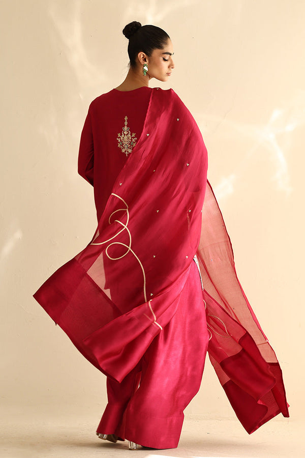 Sana Abbas | Mor Luxe | CHERRY BLOSSOM - by Libasekhas UK - Registered Vendor of : Sana Abbas - 100% Original Designer Dress