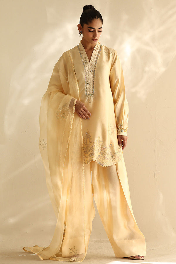 Sana Abbas | Mor Luxe | BUTTER CUP - by Libasekhas UK - Registered Vendor of : Sana Abbas - 100% Original Designer Dress