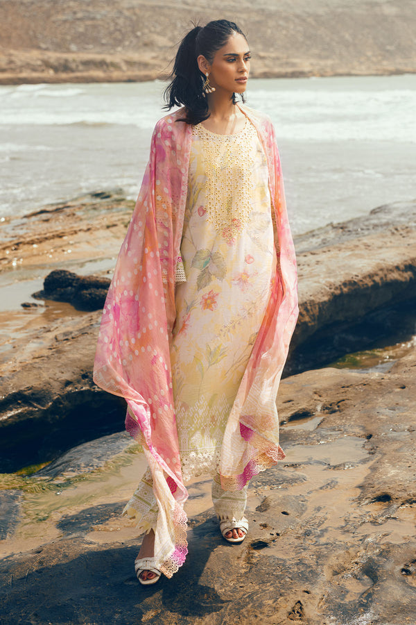 Nureh | Gardenia Lawn 24 | N-06 - by - Libasekhas UK - Registered Vendor of : Nureh - 100% Original Designer Dresss