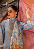 Asim Jofa | Summer Rhapsody | AJUBU-11 Printed Embroidered Lawn - by Libasekhas UK - Registered Vendor of : Asim Jofa - 100% Original Designer Dress