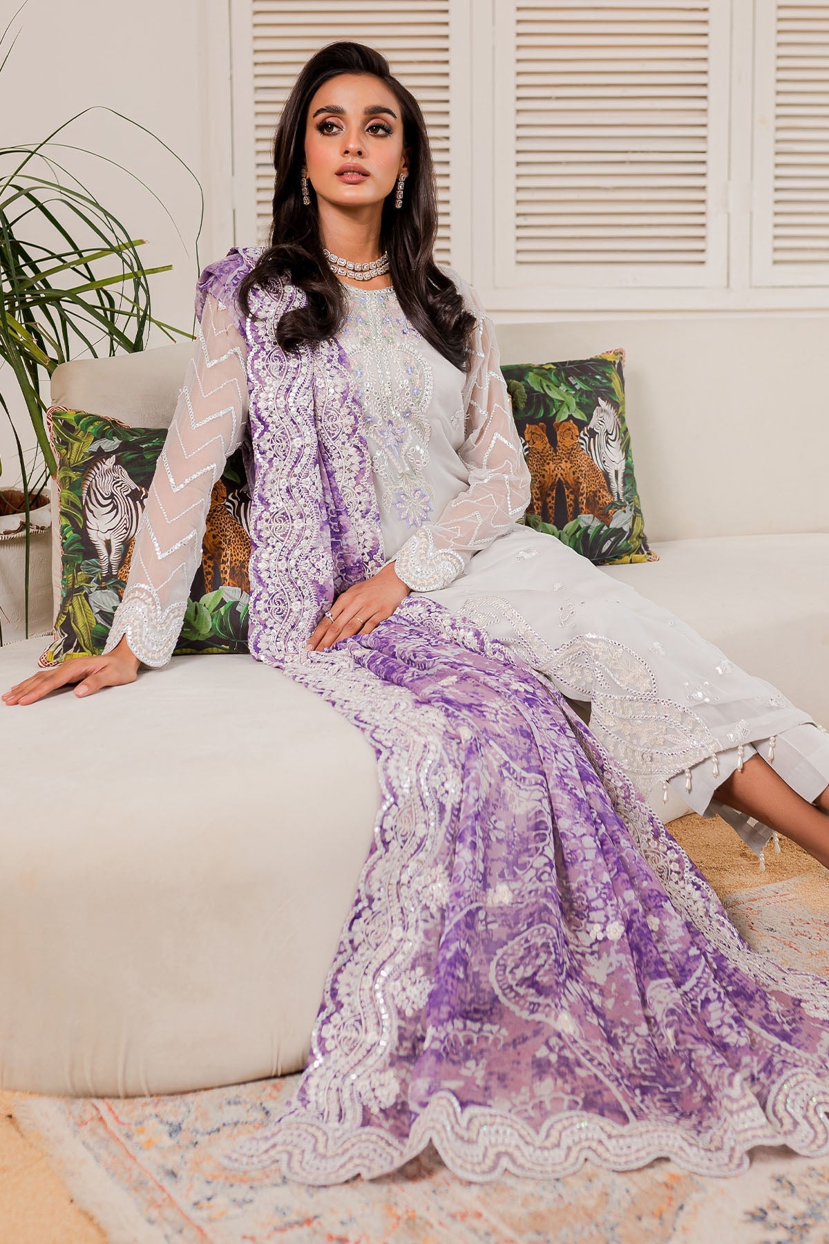 Nureh | Fancy Formals | NP-397 - by Libasekhas UK - Registered Vendor of : Nureh - 100% Original Designer Dress