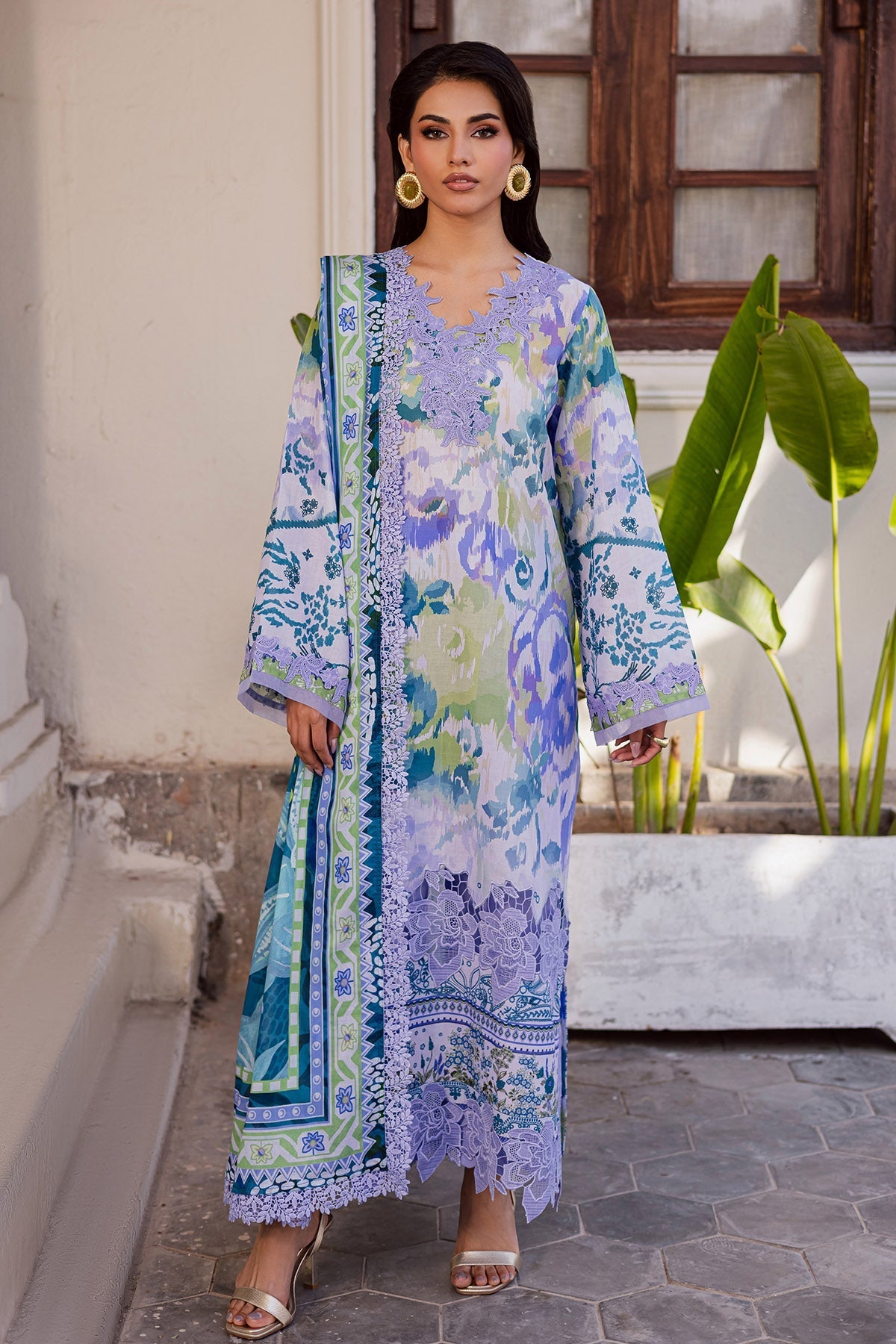 Nureh | Rania Prints | NR-07 - by Libasekhas UK - Registered Vendor of : Nureh - 100% Original Designer Dress