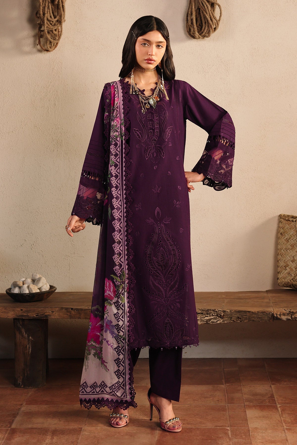 Nureh | Raha Lawn | NE-246 - by Libasekhas UK - Registered Vendor of : Nureh - 100% Original Designer Dress