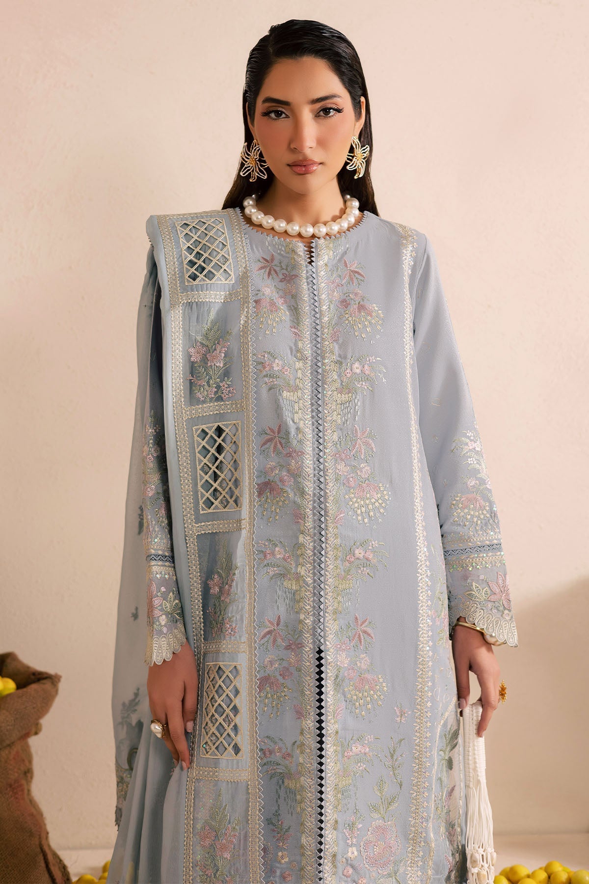Nureh | Karandi Collection |NE-217 - by Libasekhas UK - Registered Vendor of : Nureh - 100% Original Designer Dress
