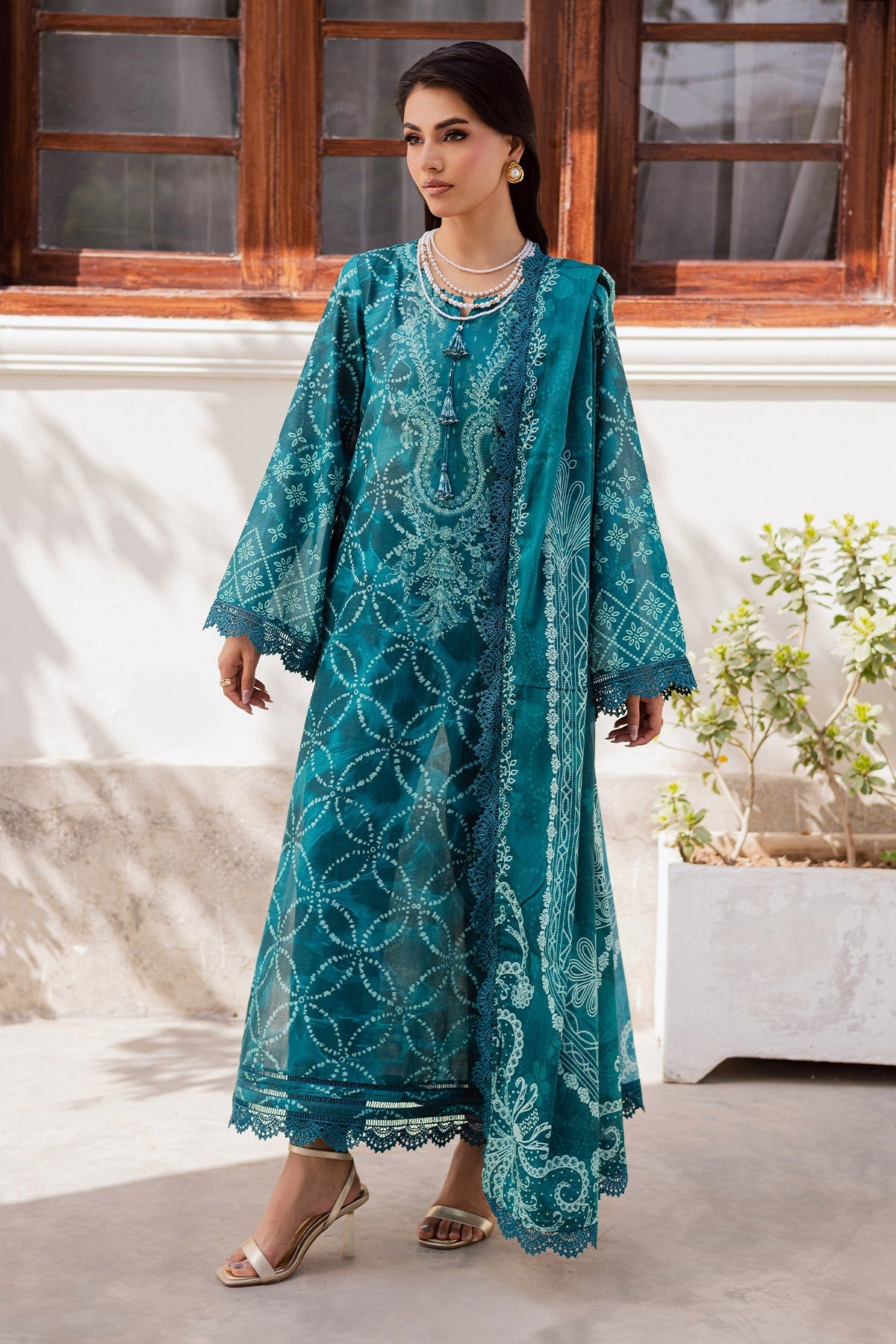 Nureh | Rania Prints | NR-04 - by Libasekhas UK - Registered Vendor of : Nureh - 100% Original Designer Dress