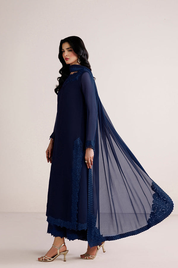 Farasha | Chiffon Essentials 26 | Sapphire Muse - by Libasekhas UK - Registered Vendor of : Farasha - 100% Original Designer Dress