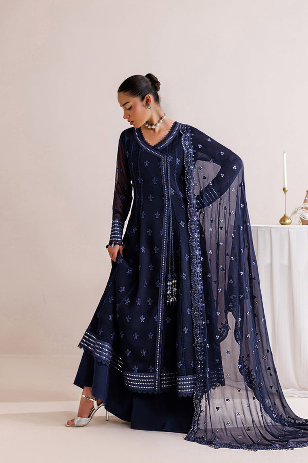 Farasha | Chiffon Threads 26 | Night Prism - by Libasekhas UK - Registered Vendor of : Farasha - 100% Original Designer Dress