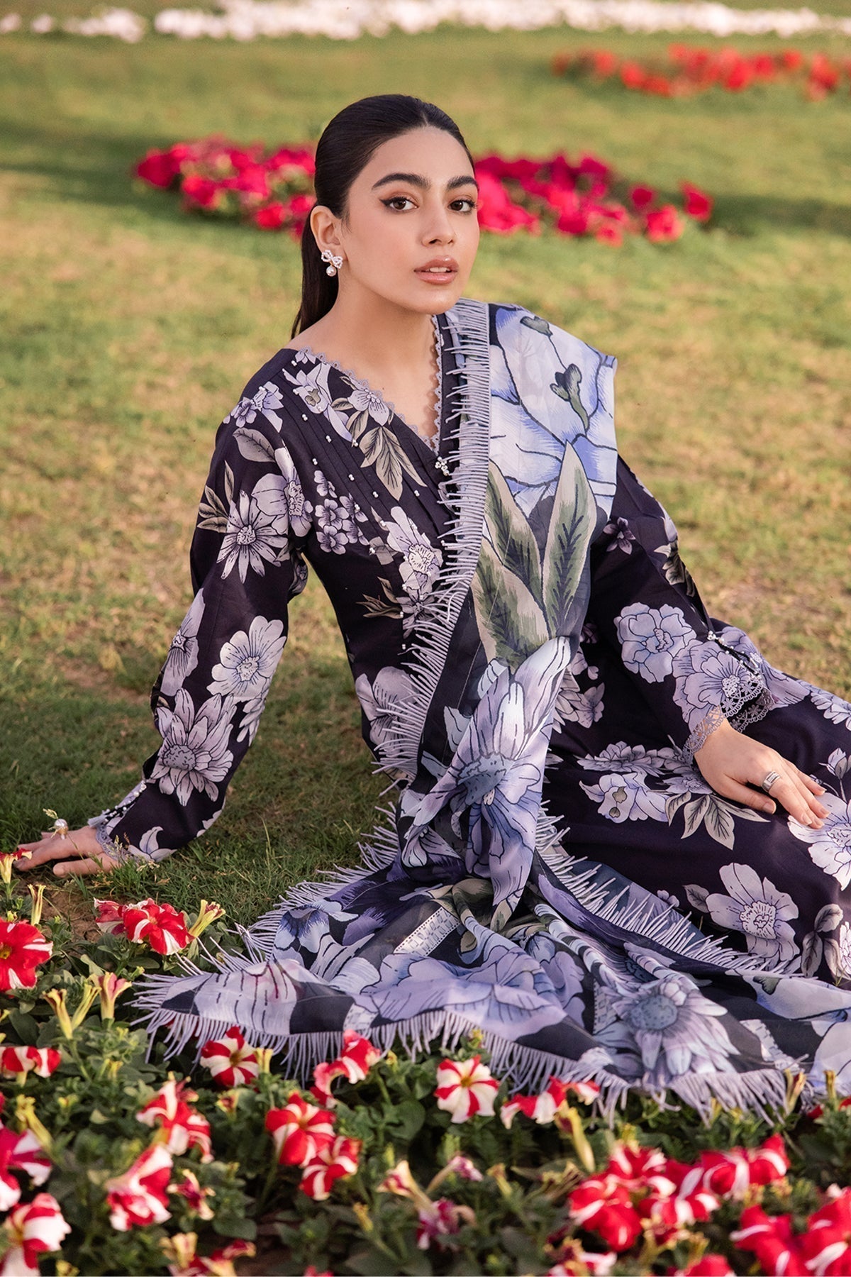 Alizeh | Sheen Lawn Prints 24 | CALLA - by - Libasekhas UK - Registered Vendor of : Alizeh - 100% Original Designer Dresss