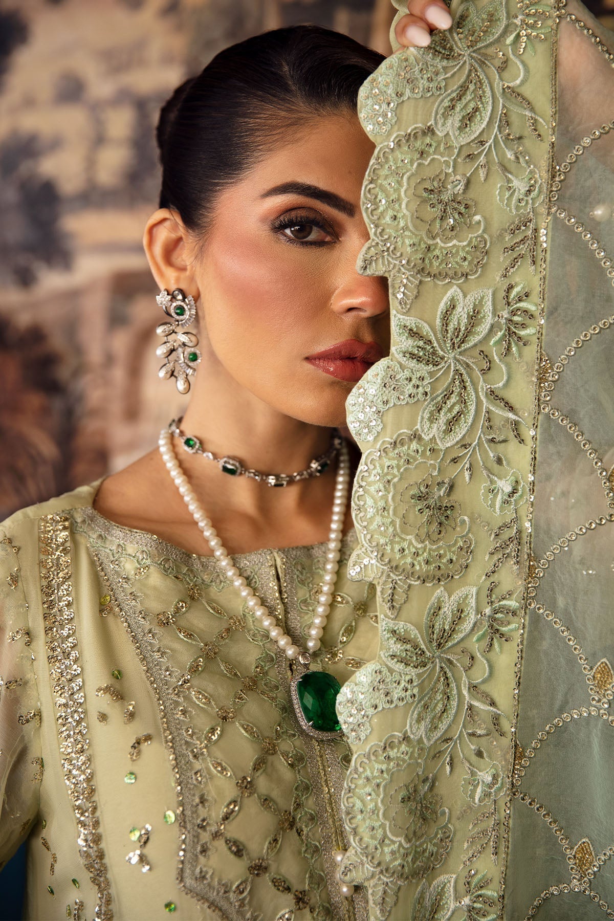 Nureh | Elanora Formal 24 | NEL-50-Meadow - by - Libasekhas UK - Registered Vendor of : Nureh - 100% Original Designer Dresss