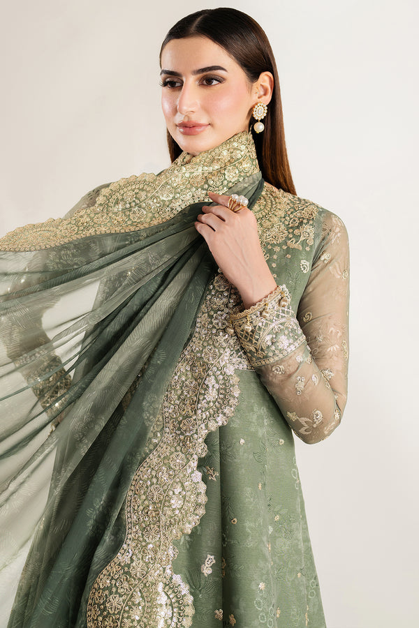 Farasha | Fiorella Formals | Olive Aura - by Libasekhas UK - Registered Vendor of : Farasha - 100% Original Designer Dress