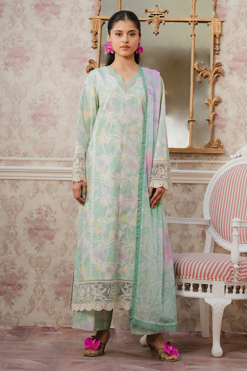 Ayzel | Armelia Printed Lawn 25 | Liora - by - Libasekhas UK - Registered Vendor of : Ayzel - 100% Original Designer Dresss