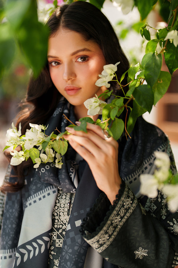 Farasha | Meline Premium Viscose 25 | Slate Gray - by Libasekhas UK - Registered Vendor of : Farasha - 100% Original Designer Dress