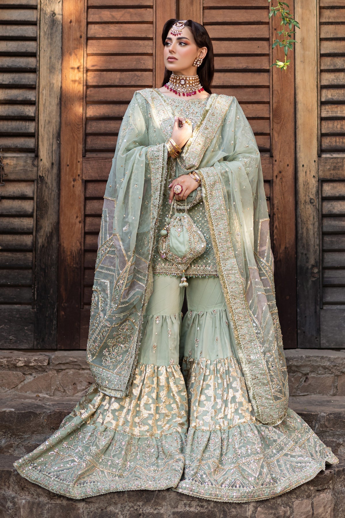 Naqshi | Samarkand Wedding Formals | Mah-e-Meer - by - Libasekhas UK - Registered Vendor of : Naqshi - 100% Original Designer Dresss