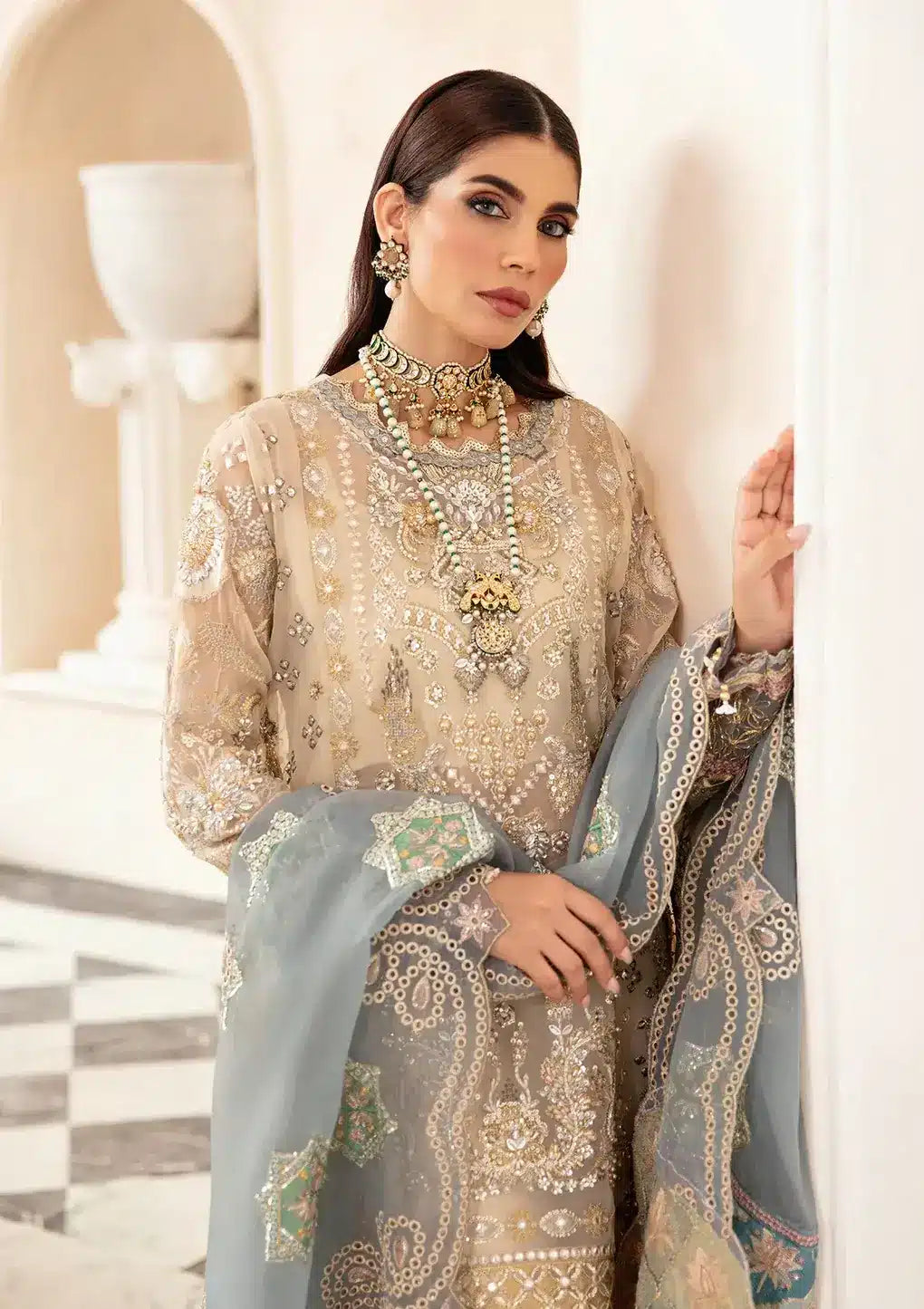 Elaf Premium | Celebrations 23 | ECH-02 HAYAT - by - Libasekhas UK - Registered Vendor of : Elaf Premium - 100% Original Designer Dresss