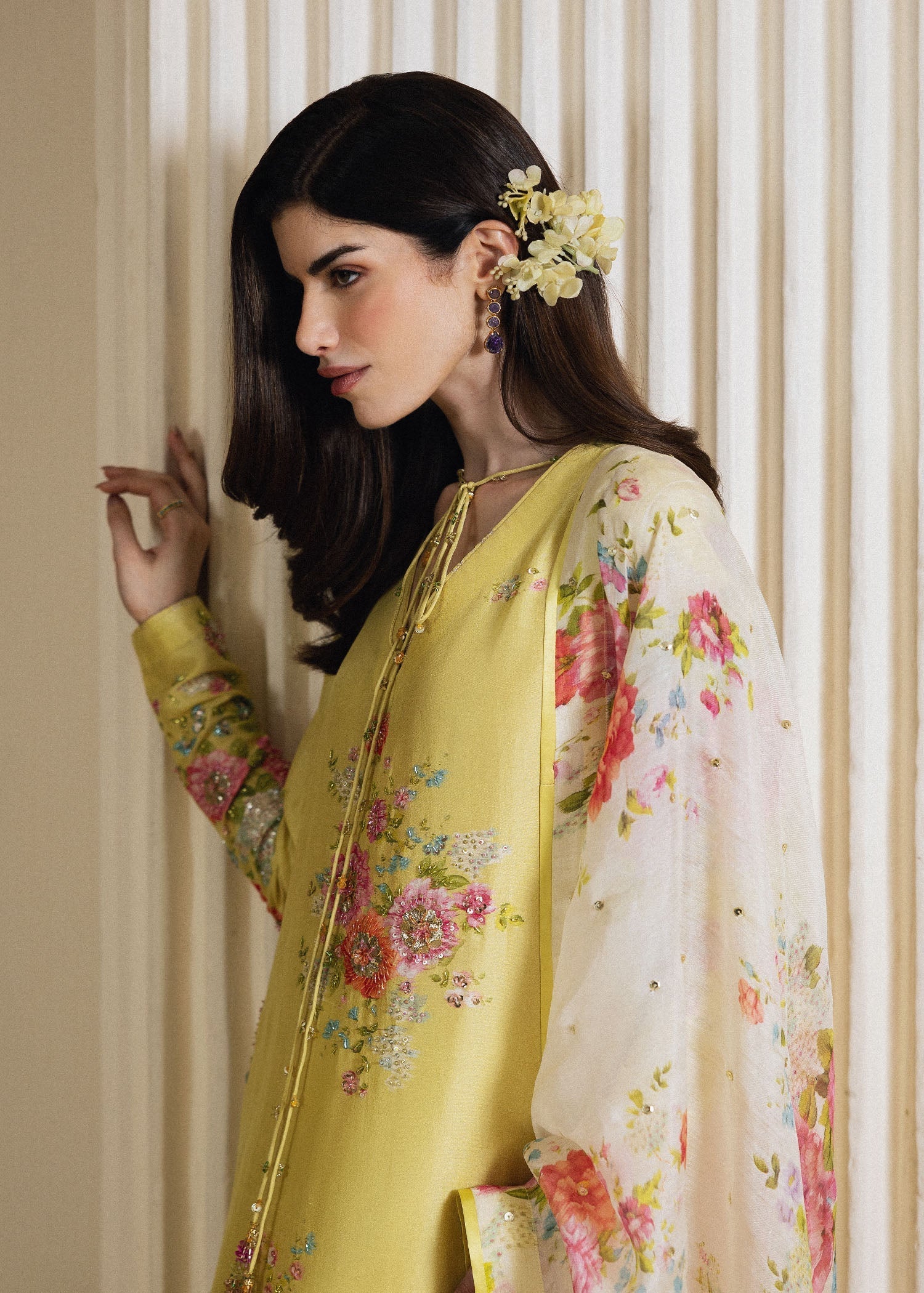 Hussain Rehar | Luxury Pret 26 | Rose Aura - by Libasekhas UK - Registered Vendor of : Hussain Rehar - 100% Original Designer Dress