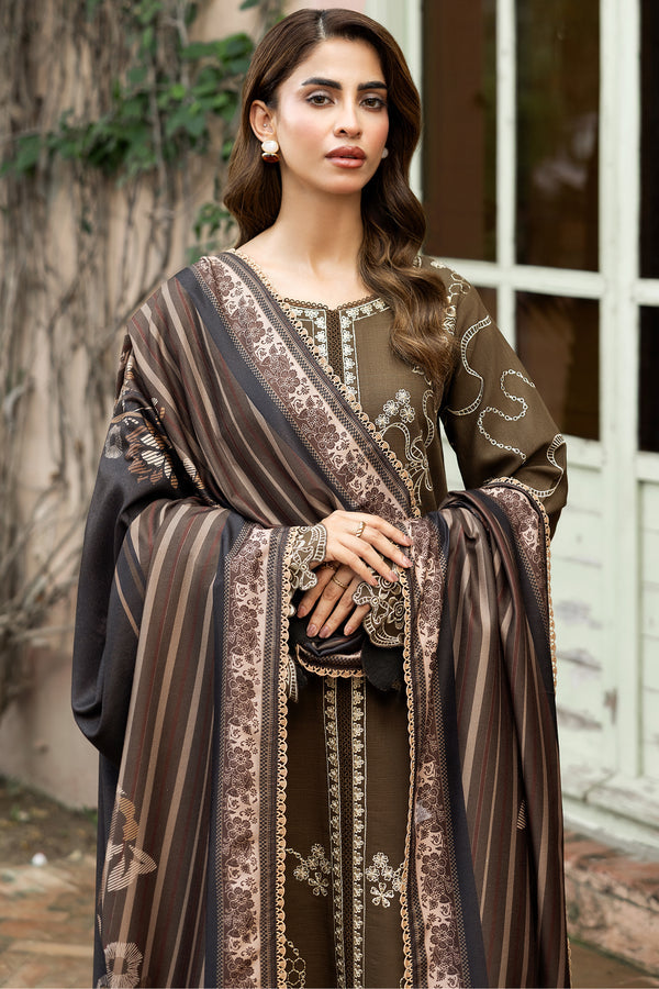 Farasha | Eminence Khaddar 25 | Stonepetal - by Libasekhas UK - Registered Vendor of : Farasha - 100% Original Designer Dress