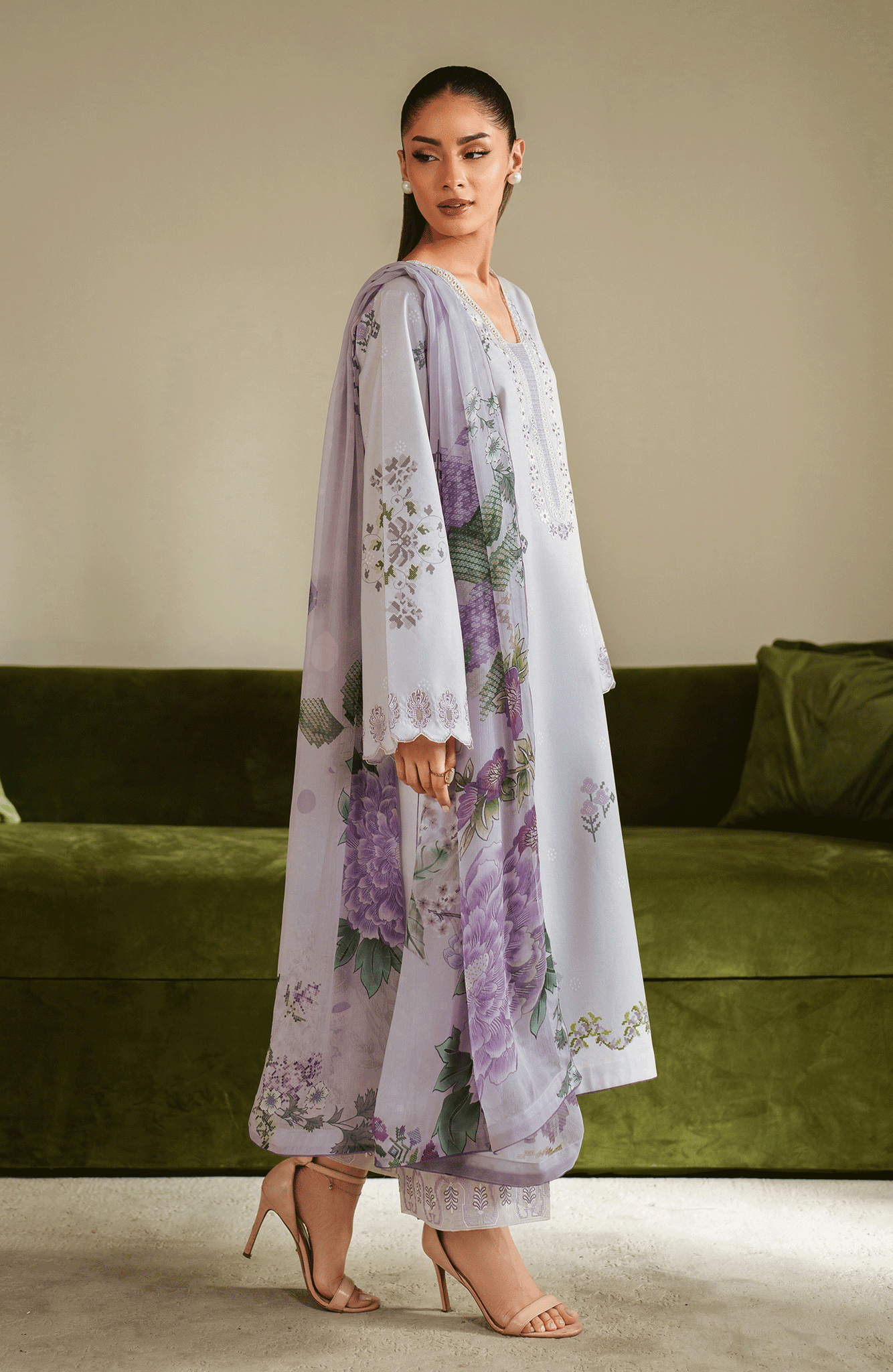 Seran | Ilara Cambric | LAVARA - by Libasekhas UK - Registered Vendor of : Seran - 100% Original Designer Dress