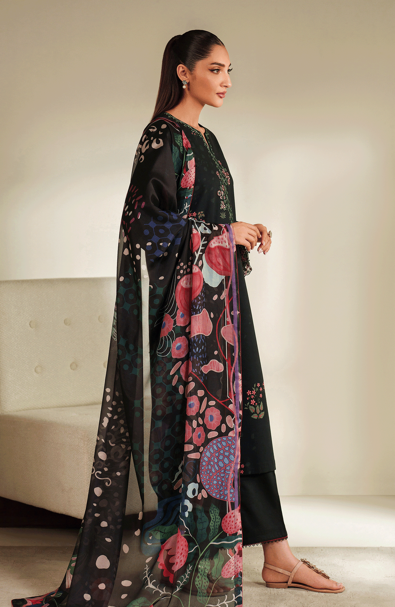 Seran | Ilara Cambric |NOIREA - by Libasekhas UK - Registered Vendor of : Seran - 100% Original Designer Dress